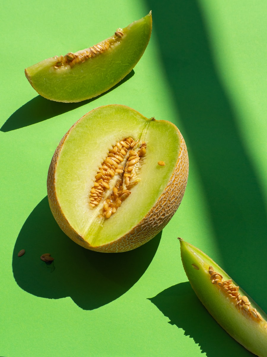 Frozen Musk Melon Slices