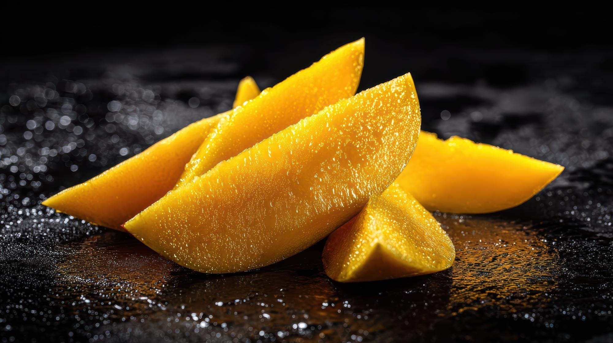 Frozen Hapus Mango Slices