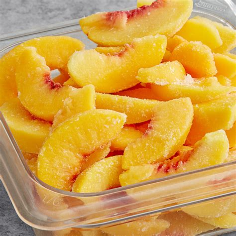 Frozen Peach Slice